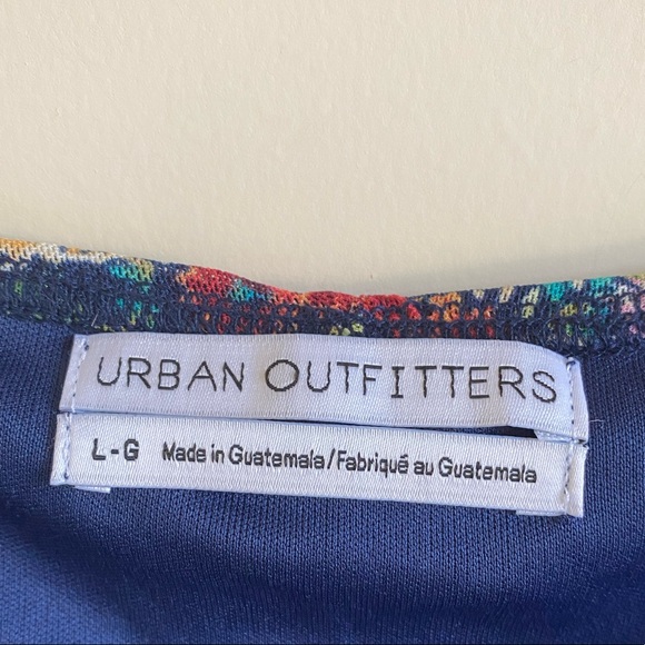 NWOT Urban Outfitters Floral Mesh Crop Top - Picture 4 of 6